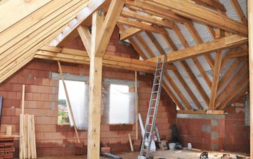 Row Town attic trusses